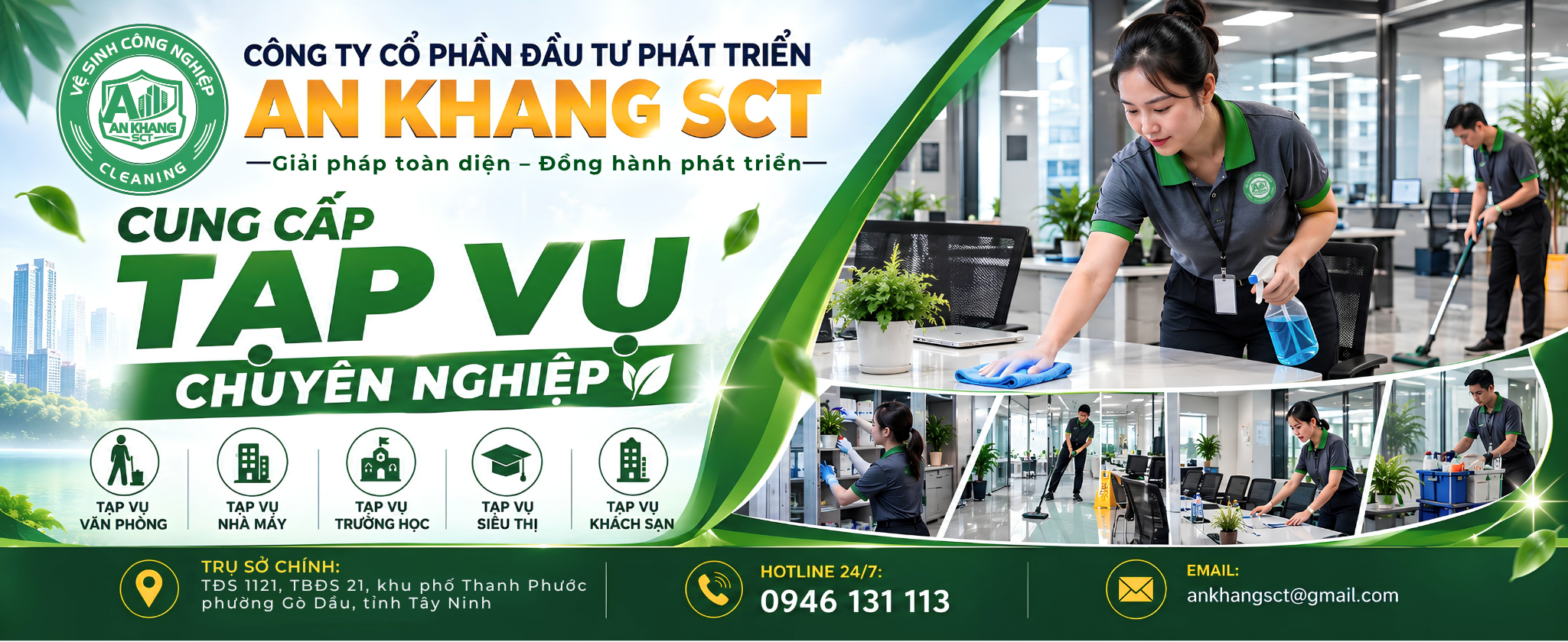 CÔNG TY CỔ PHẦN ĐẦU TƯ PHÁT TRIỂN AN KHANG SCT