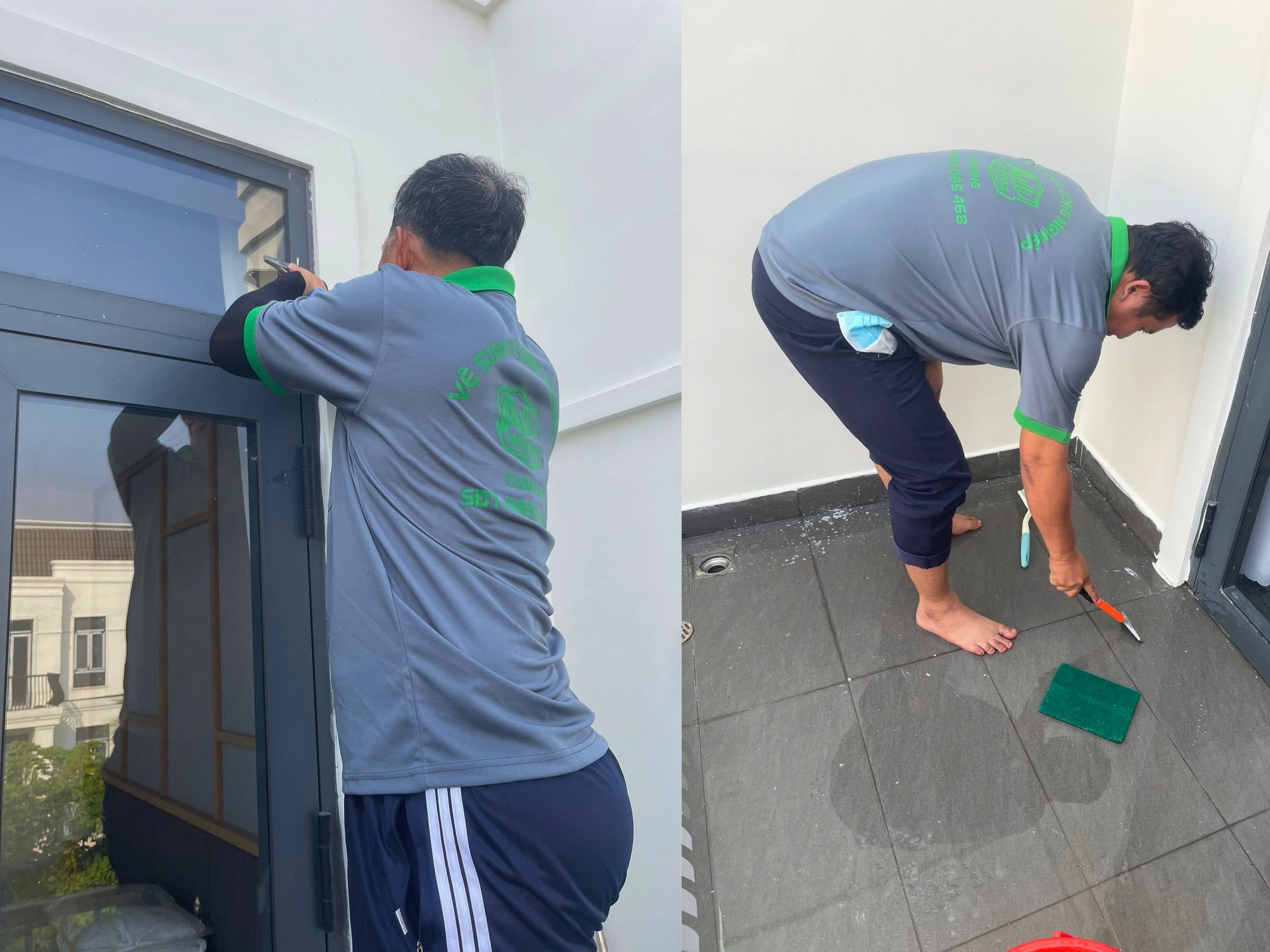 Vệ sinh căn hộ chưng cư